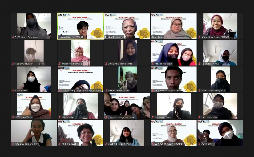 KULIAH TAMU MATA KULIAH FILSAFAT KEPUSTAKAWANAN PERPUSINFO 2022