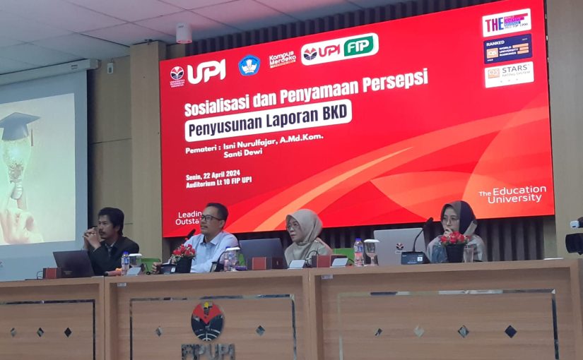 SOSIALISASI DAN PENYAMAAN PERSEPSI PENYUSUNAN LAPORAN BKD
