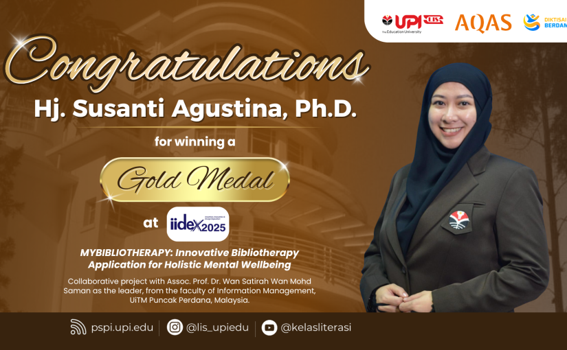 MYBIBLIOTHERAPY RAIH GOLD AWARD DI IIDEX 2025: INOVASI BIBLIOTERAPI DIGITAL UNTUK KESEJAHTERAAN MENTAL HOLISTIK