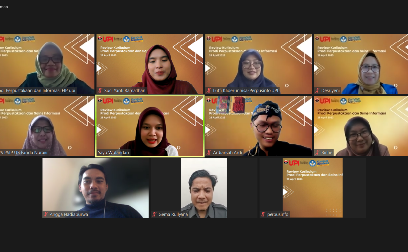FGD EVALUASI KURIKULUM PRODI PERPUSINFO DENGAN PRODI SEJENIS TAHUN 2023