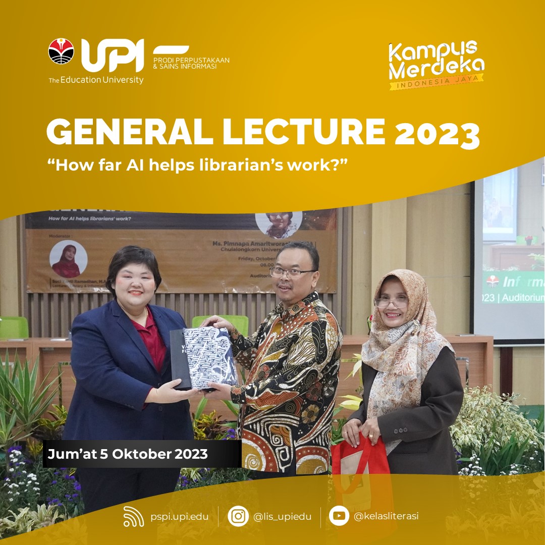 GENERAL LECTURE 2023: HOW FAR AI HELPS LIBRARIAN’S WORK?