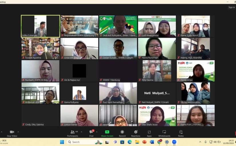 PROGRAM STUDI PERPUSTAKAAN DAN SAINS INFORMASI FIP UPI GELAR SOSIALISASI PROGRAM MAGANG MANDIRI