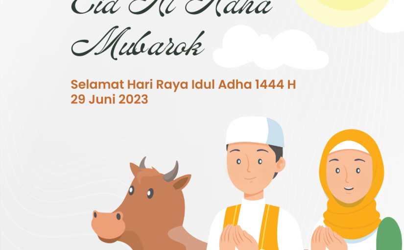 PROGRAM STUDI PERPUSINFO MENGUCAPKAN SELAMAT HARI RAYA IDUL ADHA TAHUN 2023