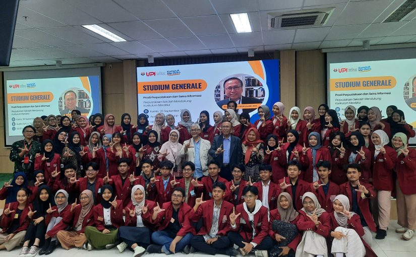PROGRAM STUDI PERPUSTAKAAN DAN SAINS INFORMASI FIP UPI GELAR STUDIUM GENERALE