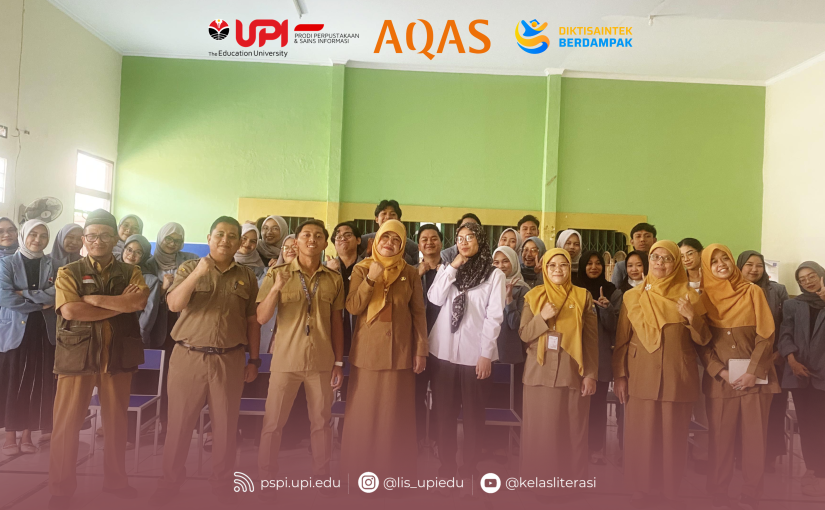 SERAH TERIMA MAHASISWA P3KNK PRODI PERPUSTAKAAN DAN SAINS INFORMASI UPI DI SMPN 12 BANDUNG