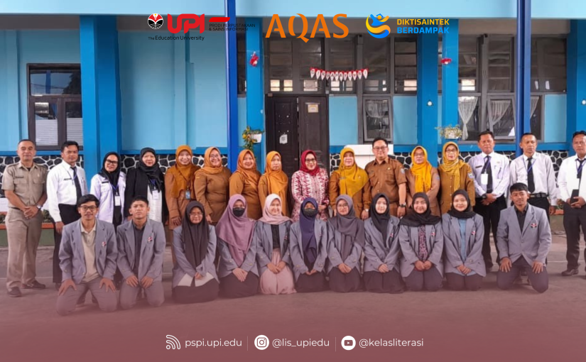 SERAH TERIMA MAHASISWA P3KNK PRODI PERPUSTAKAAN DAN SAINS INFORMASI UPI DI SMPN 6 BANDUNG
