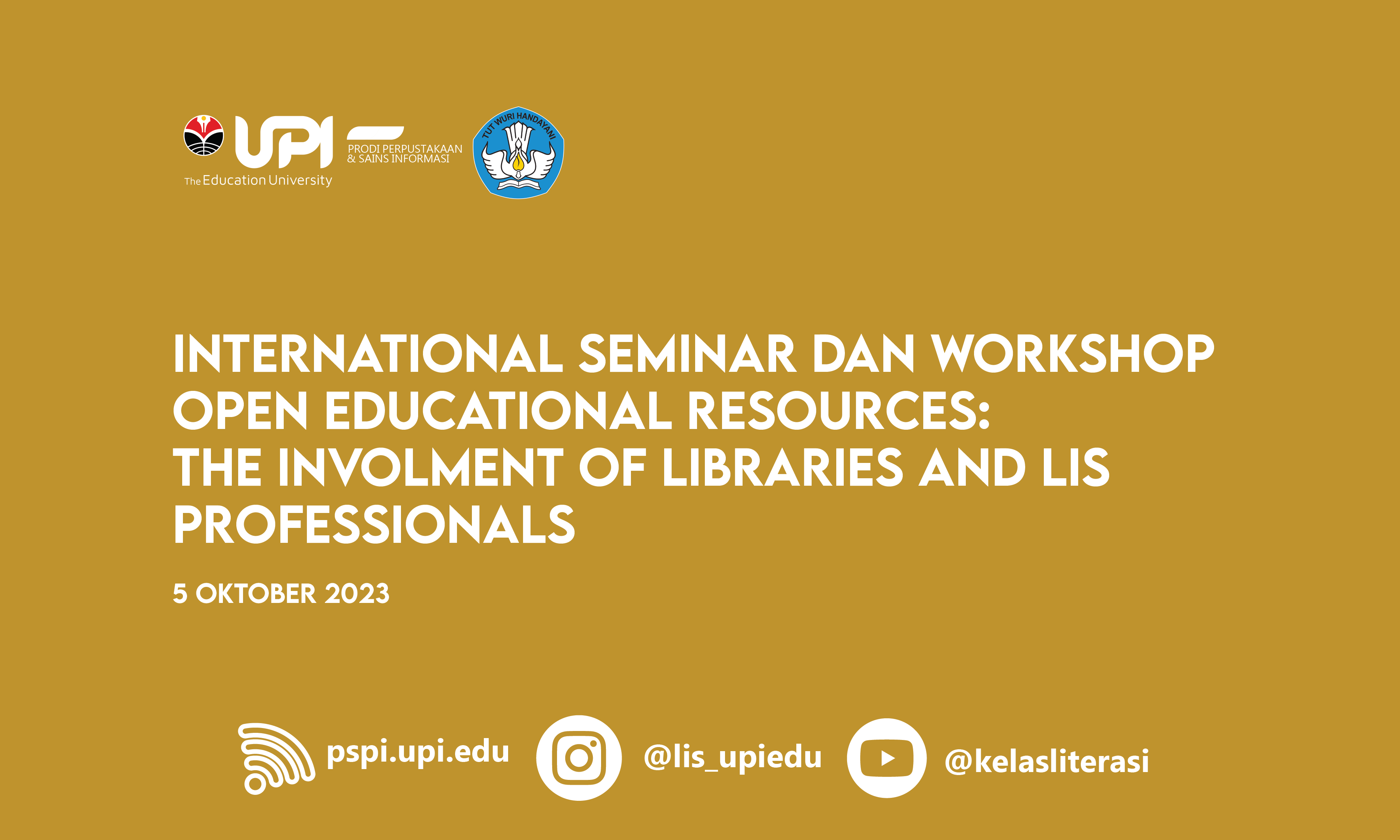 INTERNATIONAL SEMINAR AND WORKSHOP: OPEN EDUCATIONAL RESOURCES