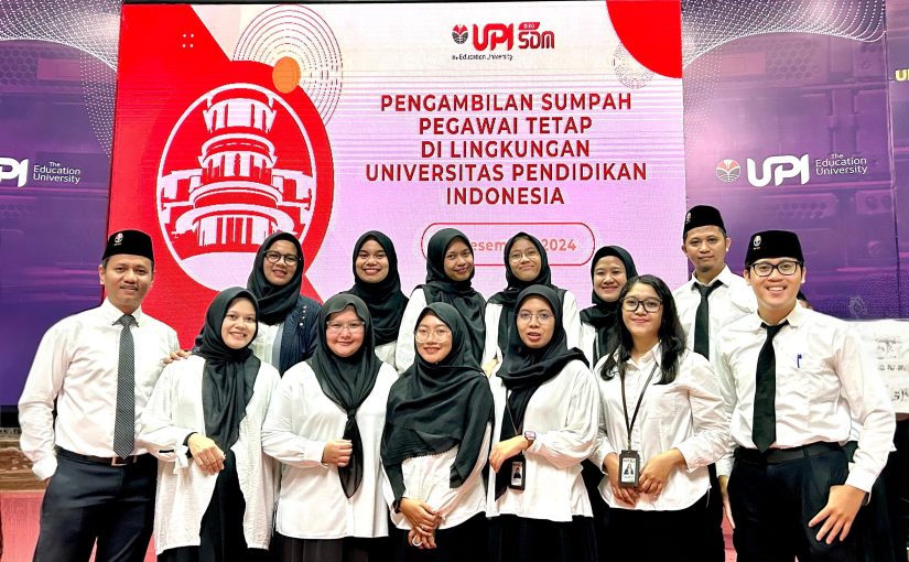 DOSEN PROGRAM STUDI PERPUSTAKAAN DAN SAINS INFORMASI HADIRI PENGAMBILAN SUMPAH PEGAWAI TETAP DI LINGKUNGAN UNIVERSITAS PENDIDIKAN INDONESIA