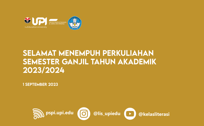 PERKULIAHAN SEMESTER GANJIL TAHUN AKADEMIK 2023/2024