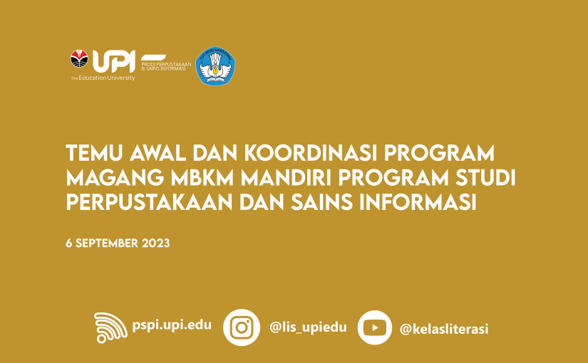 TEMU AWAL DAN KOORDINASI PROGRAM MAGANG TAHUN 2023