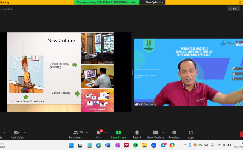 WEBINAR NASIONAL: “EMPOWERING LITERACY THROUGHT TECHNOLOGY: HOW TO BECOME A LITERATE PERSON