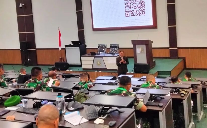 DOSEN DAN ALUMNI PERPUSINFO FIP UPI MENJADI NARASUMBER DAN FASILITATOR PEKERTI DI SESKO TNI AD